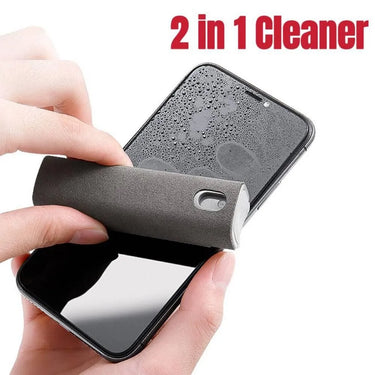 2-in-1 Phone Screen Cleaner with Spray